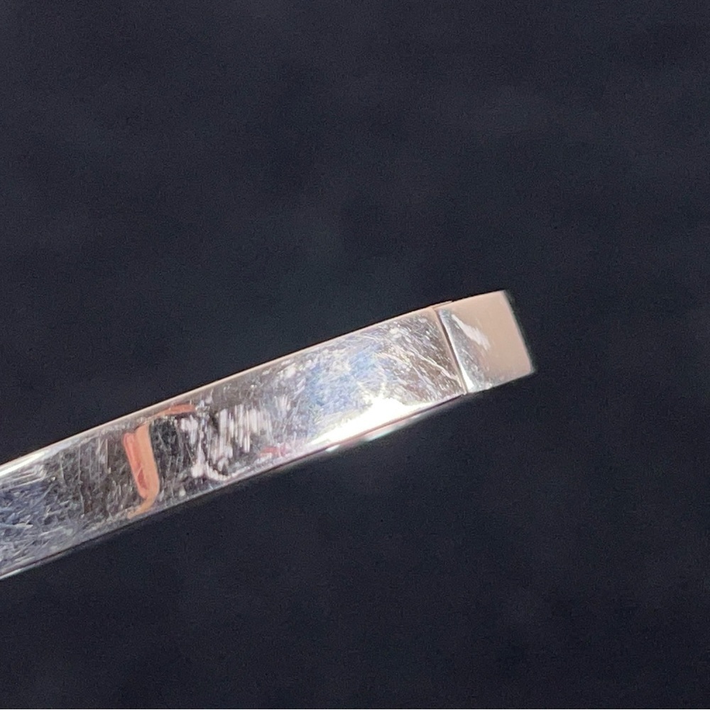 Y2K Era Stainless Steel Bangle Style Bracelet Silver Classic Clip Click - Picture 3 of 14